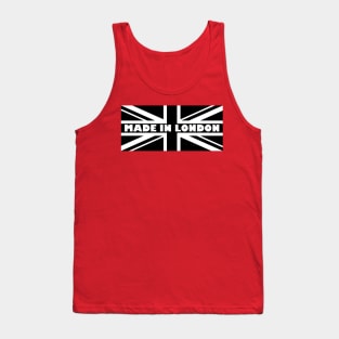 Union Jack Black White Made in London Tank Top